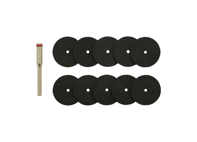 Draper Cutting Wheels and Holder for D20 Engraver/Grinder (10 Piece) Draper - Town Tools