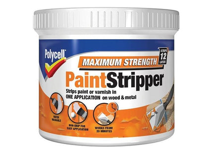 Polycell Maximum Strength Paint Stripper 500ml Polycell - RockBottom Nothampton