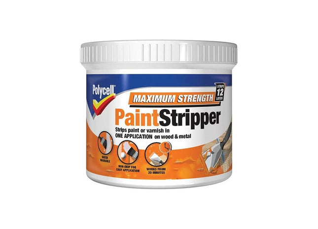Polycell Maximum Strength Paint Stripper 500ml Polycell - RockBottom Nothampton