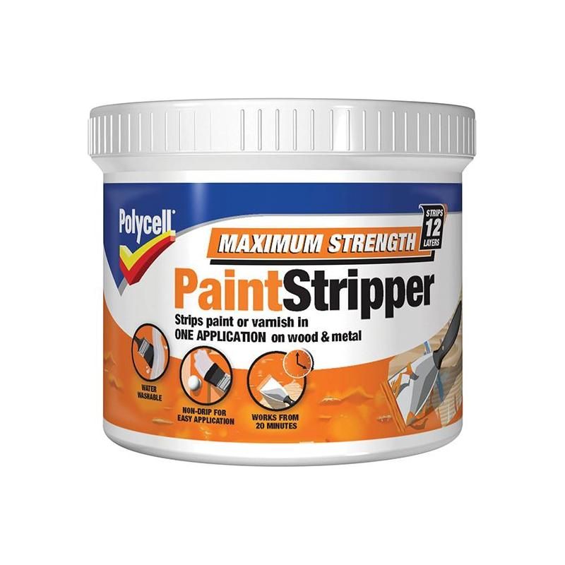 Polycell Maximum Strength Paint Stripper 500ml Polycell - RockBottom Nothampton