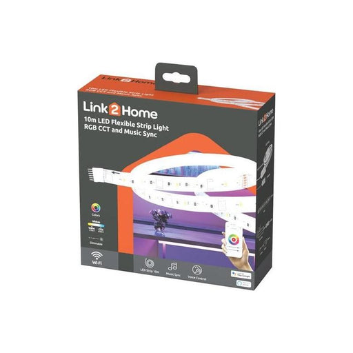 Link2Home Flexible LED Light Strip 10m Link2Home - RockBottom Northampton