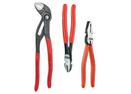 Knipex Power Pack High Leverage Pliers Set, 3 Piece Knipex - RockBottom Northampton