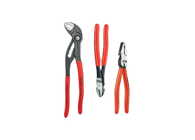 Knipex Power Pack High Leverage Pliers Set, 3 Piece Knipex - RockBottom Northampton