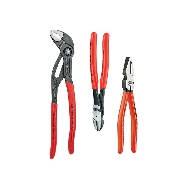 Knipex Power Pack High Leverage Pliers Set, 3 Piece Knipex - RockBottom Northampton