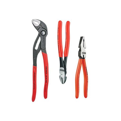 Knipex Power Pack High Leverage Pliers Set, 3 Piece Knipex - RockBottom Northampton
