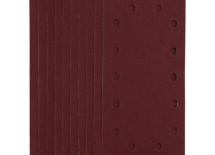 Draper 1/2 Sanding Sheets with Hook and Loop, 115 x 230mm, 120 Grit (Pack of 10) Draper - Town Tools 