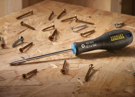 Stanley® Hand Tools FatMax® Screwdriver Pozidriv Tip PZ1 x 100mm STANLEY® Hand Tools - RockBottom Nothampton