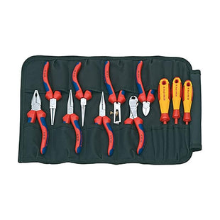 Knipex Pliers & Screwdriver Set in Tool Roll, 11 Piece Knipex - RockBottom Northampton