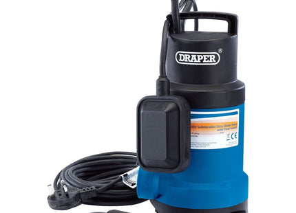 Draper Submersible Dirty Water Pump with Float Switch, 166L/min, 550W 61621 Draper - Town Tools 