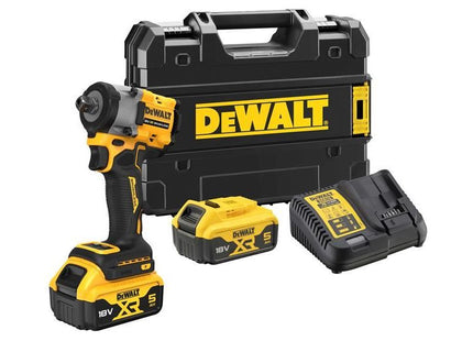 Dewalt Power Tools DCF921P2T XR BL 1/2in Impact Wrench 18V 2 x 5.0Ah Li-ion DeWALT Power Tools - RockBottom Northampton