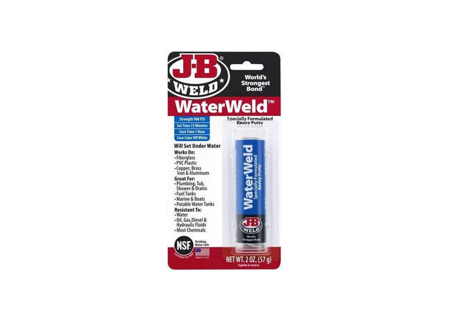 J-B Weld WaterWeld™ Epoxy Putty 57g J-B Weld - RockBottom Northampton