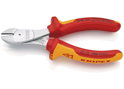 Draper Knipex 74 06 160 SB VDE Insulated High Leverage Diagonal Cutter, 160mm Draper - Town Tools