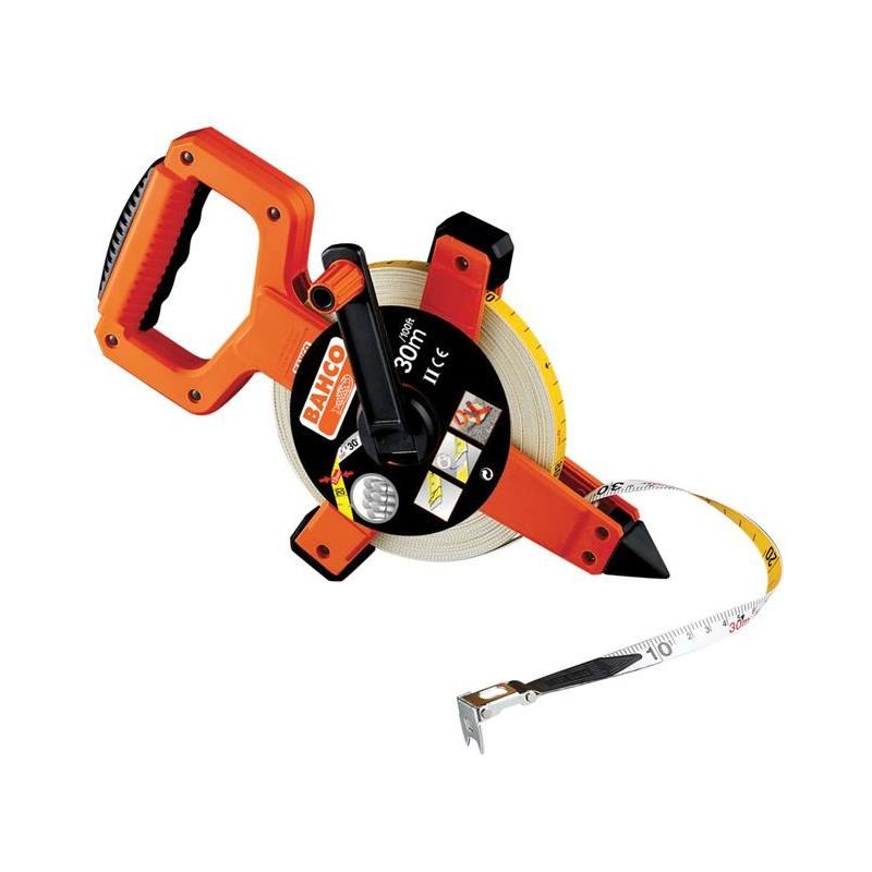 Bahco LTS Open Reel Fibreglass Tape 30m/100ft (Width 13mm) Bahco - RockBottom Northampton