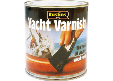 Rustins Yacht Varnish Satin 500ml Rustins - RockBottom Nothampton
