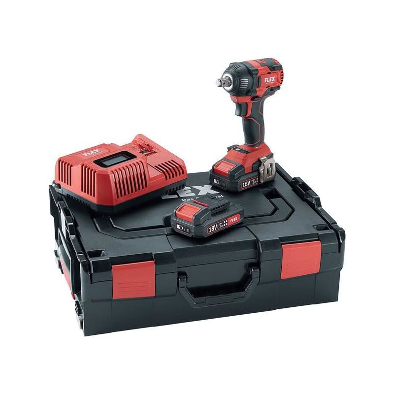 Flex Power Tools IW 1/2 18.0-EC/2.5 Brushless Impact Wrench 18V 2 x 2.5Ah Li-ion Flex Power Tools - RockBottom Northampton