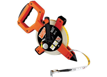 Bahco LTS Open Reel Fibreglass Tape 100m/330ft (Width 13mm) Bahco - RockBottom Northampton