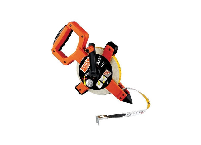 Bahco LTS Open Reel Fibreglass Tape 100m/330ft (Width 13mm) Bahco - RockBottom Northampton