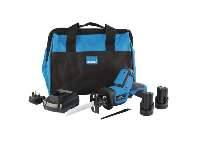 Draper Storm Force 10.8V Power Interchange Reciprocating Saw Kit, 2 x 1.5Ah Batt Draper - Town Tools
