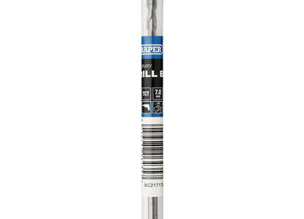 Draper TCT Masonry Drill Bit, 7.0 x 150mm Draper - Town Tools