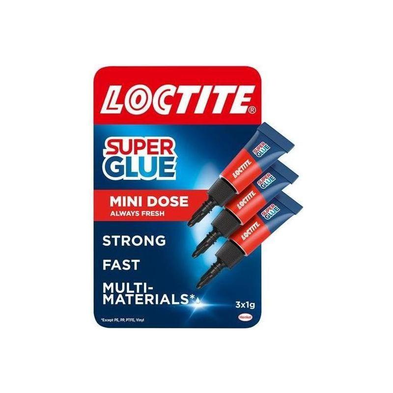 Loctite Super Glue Original Mini Tube Trio 3 x 1g Loctite - RockBottom Northampton