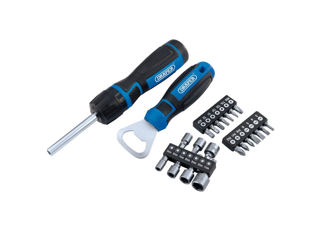 Draper Ratchet Screwdriver (23 Piece) 70443 Draper - Town Tools 