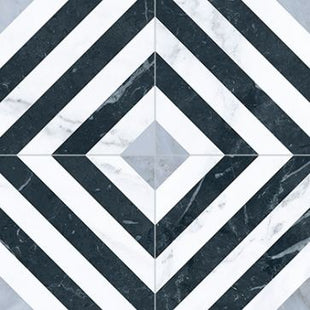 Porcelain Diamante  Marble Tile 33 x 33cm