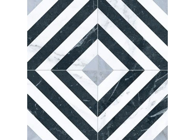 Porcelain Diamante  Marble Tile 33 x 33cm
