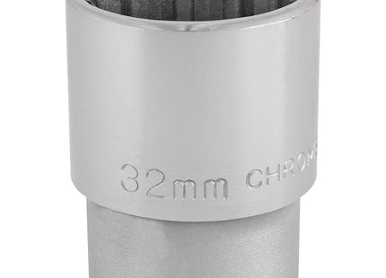 Draper 12 Point Socket, 3/4" Sq. Dr., 32mm 16699 Draper - Town Tools 