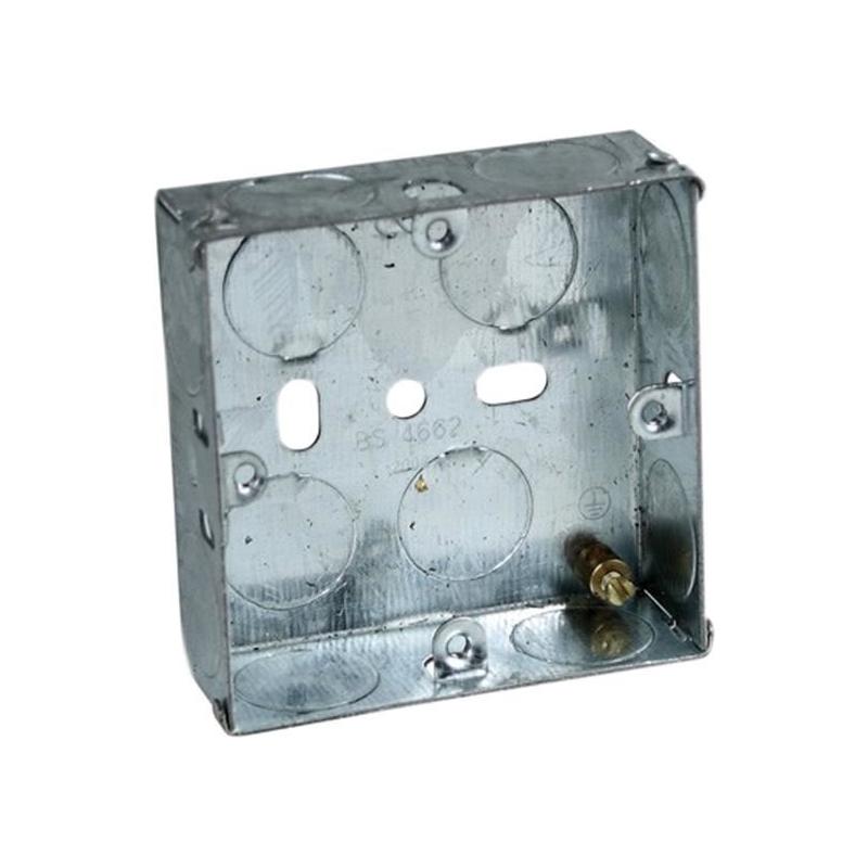 Axiom Electrical Metal Socket Box 35mm (Pack 10) Axiom Electrical - RockBottom Northampton 