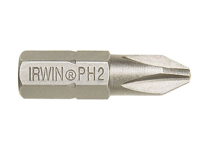 Irwin® Phillips Insert Bits PH2 25mm (Pack 2) IRWIN® - RockBottom Northampton