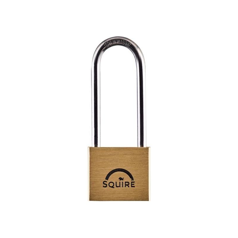 Squire LN4S/2.5 Lion Marine Padlock Long Shackle 40mm Squire - RockBottom Nothampton