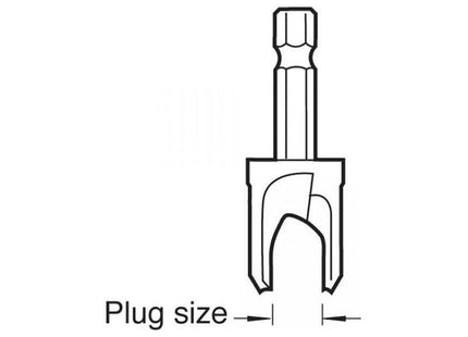 Trend SNAP/PC/12 Plug Cutter 1/2in Trend - RockBottom Northampton