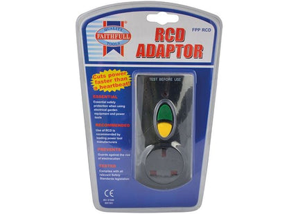 Faithfull Power Plus RCD Adaptor (Circuit Breaker) Faithfull Power Plus - RockBottom Northampton