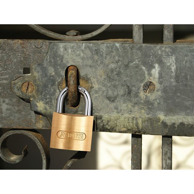 Abus Mechanical 55/50mm Brass Padlock Keyed Alike 5501 ABUS Mechanical - RockBottom Northampton 