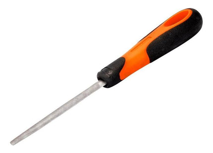 Bahco 1-210-08-2-2 ERGO™ Handled Half-Round Second Cut File 200mm (8in) Bahco - RockBottom Northampton