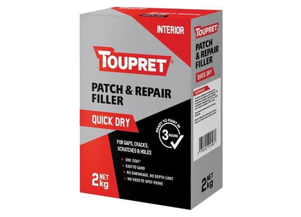 Toupret Quick Dry Patch & Repair 2kg Toupret - RockBottom Northampton