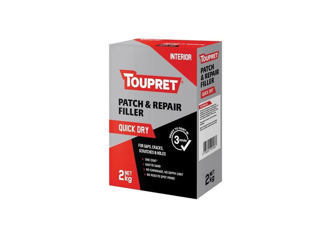 Toupret Quick Dry Patch & Repair 2kg Toupret - RockBottom Northampton