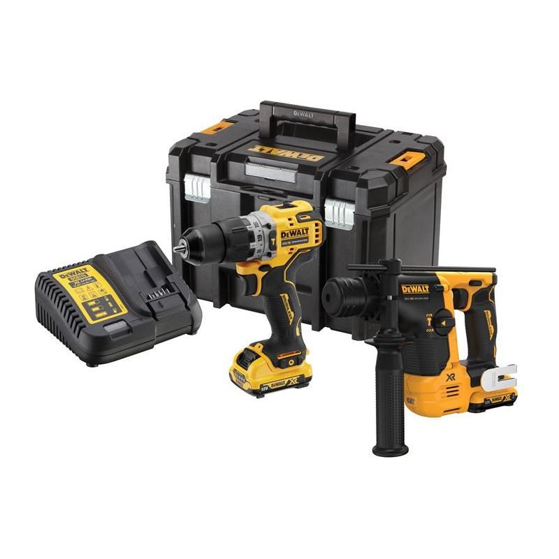 Dewalt Power Tools DCK2102L2T XR Brushless Twin Pack 12V 2 x 3.0Ah Li-ion DeWALT Power Tools - RockBottom Northampton