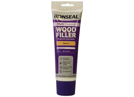 Ronseal Multipurpose Wood Filler Tube Natural 325g Ronseal - RockBottom Nothampton