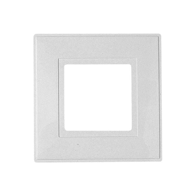 Dencon White Finger Plate 1-Gang (Pack of 2) Dencon - RockBottom Northampton