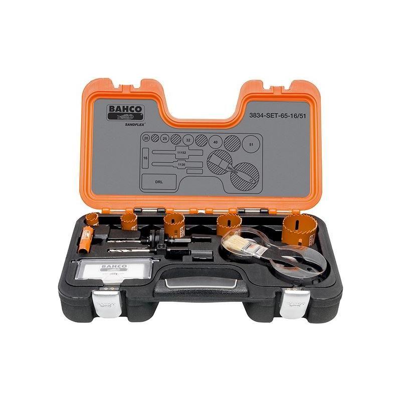 Bahco Professional Holesaw Set 3834 16/51 Sizes: 16-51mm Bahco - RockBottom Northampton