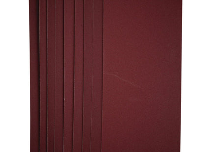 Draper 1/2 Sanding Sheets, 115 x 280mm, 240 Grit (Pack of 10) 57372 Draper - Town Tools 