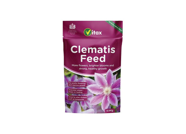 Vitax Clematis Feed 0.9kg Pouch Vitax - RockBottom Northampton