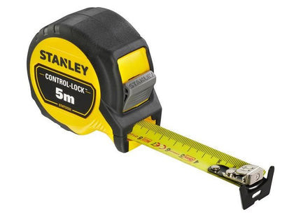 Stanley® Hand Tools CONTROL-LOCK™ Pocket Tape 5m (Width 25mm) (Metric only) STANLEY® Hand Tools - RockBottom Nothampton