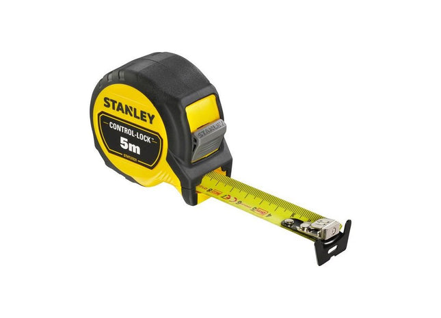 Stanley® Hand Tools CONTROL-LOCK™ Pocket Tape 5m (Width 25mm) (Metric only) STANLEY® Hand Tools - RockBottom Nothampton