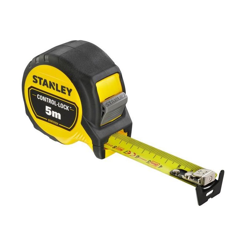 Stanley® Hand Tools CONTROL-LOCK™ Pocket Tape 5m (Width 25mm) (Metric only) STANLEY® Hand Tools - RockBottom Nothampton