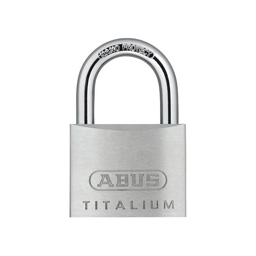 Abus Mechanical 64TI/50mm TITALIUM™ Padlock Carded ABUS Mechanical - RockBottom Northampton 