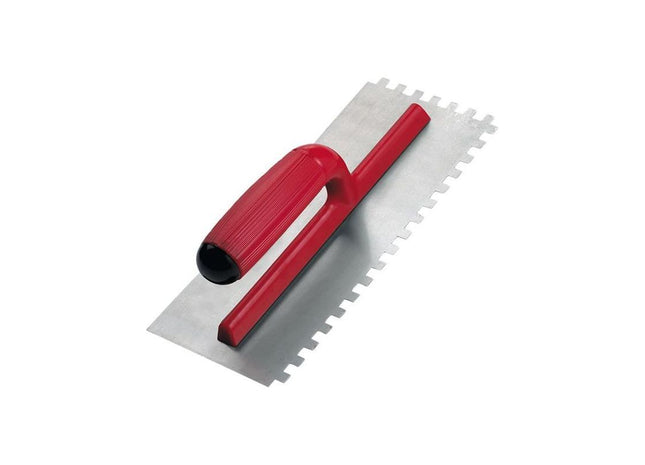 Rubi Tiling Tools PRO Steel Notched Trowel 11 x 4in x 1/4in Notch RUBI TILING TOOLS - RockBottom Nothampton