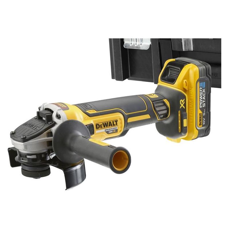 Dewalt Power Tools DCG409H2T XR Advantage Grinder 125mm 18V 2 x POWERSTACK™ 5.0Ah Li-ion DeWALT Power Tools - RockBottom Northampton