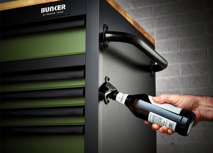Draper Bunker 15 Drawer Workbench Roller Tool Cabinet, 61", Green Draper - Town Tools